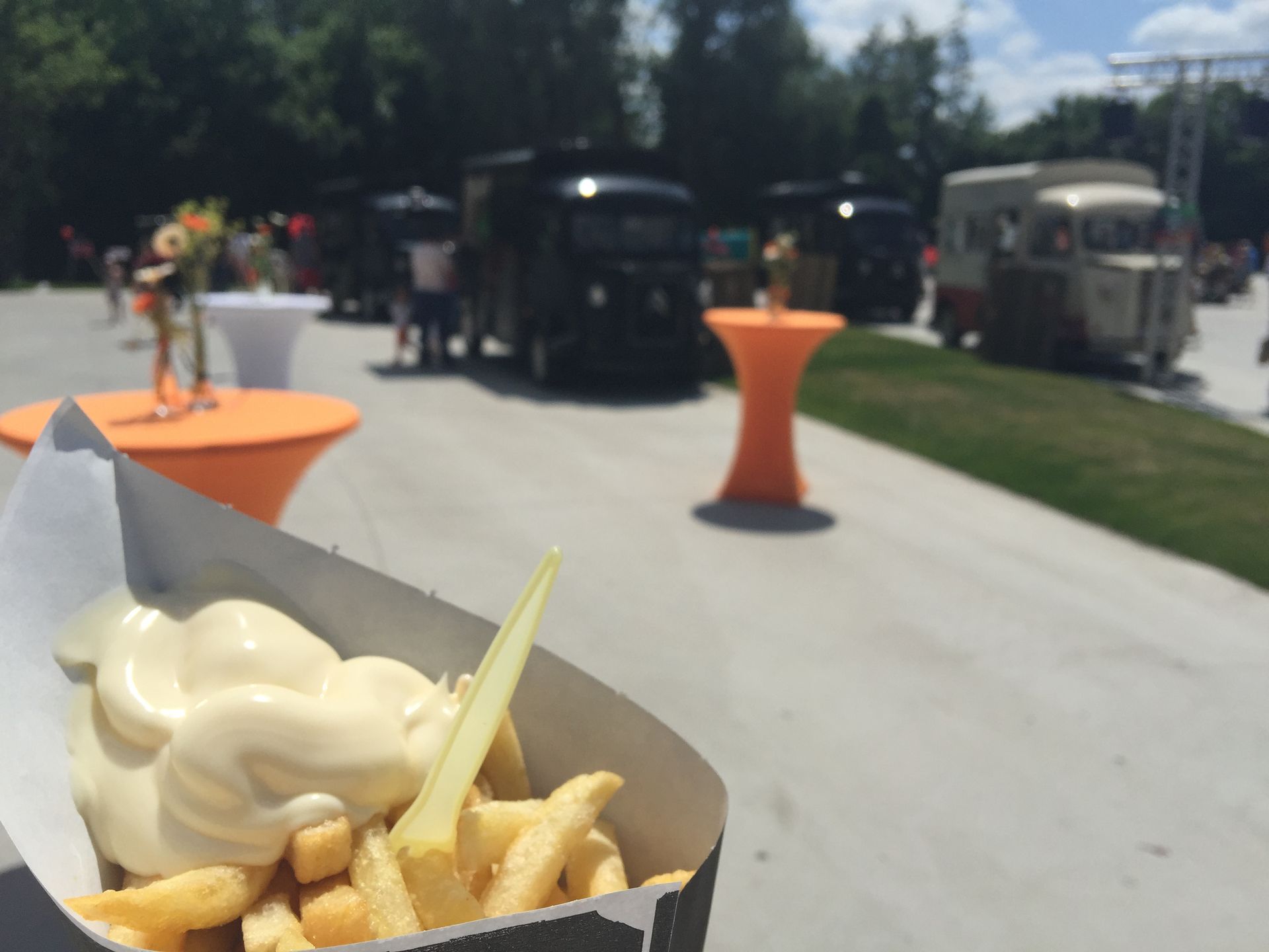 Frietjes foodtruck mobiele catering